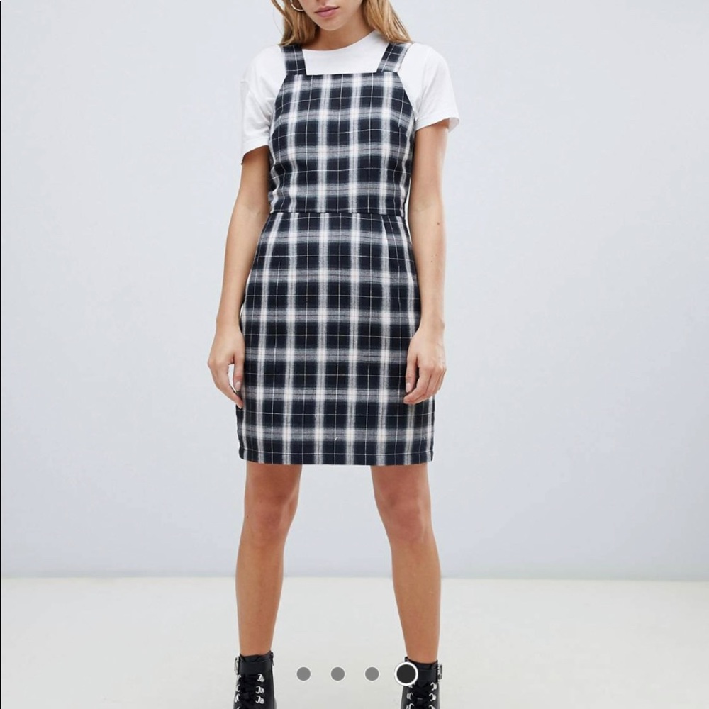 Daisy Street Wide Strap Cami Dress in Retro Check